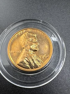 1962 1C RD (Proof) Lincoln Cent #1 - Picture 1 of 3