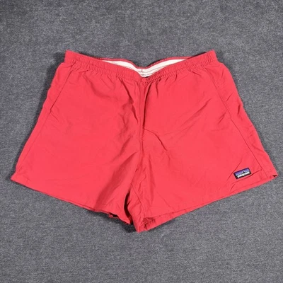 Patagonia Nylon Baggies Shorts Womens Size Large Red Hiking Adult Outdoors - Image 1 of 4