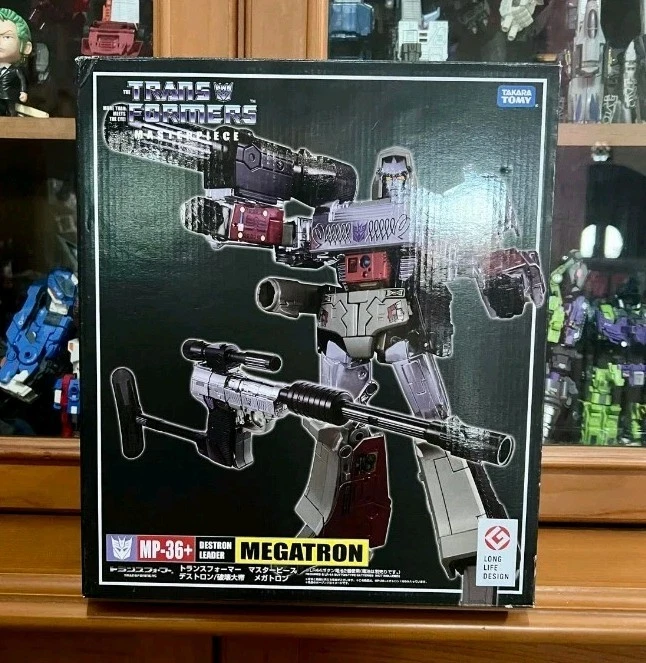 TAKARA TOMY TRANSFORMERS MASTERPIECE MP-36+ DESTRON LEADER MEGATRON BIB - Image 1 of 1