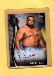 KEITH LEE  AUTOGRAPH 2019 Topps WWE NXT  AUTO Wrestling AEW TNA Card - Picture 1 of 2