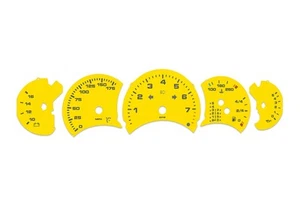 For Porsche Carrera 911, 996.1 Yellow MPH - Speedometer dials from MPH Gauges - Picture 1 of 7