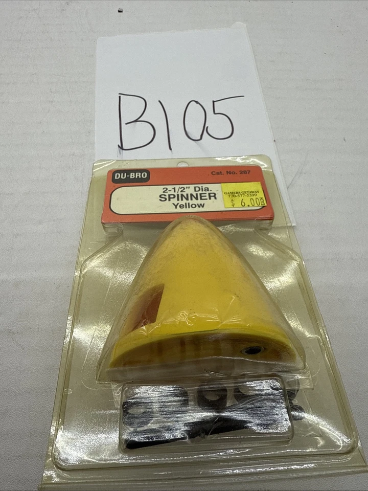 DuBro 4 Pin Spinner (Yellow) (2-1/2") [DUB287] - Image 1 of 1