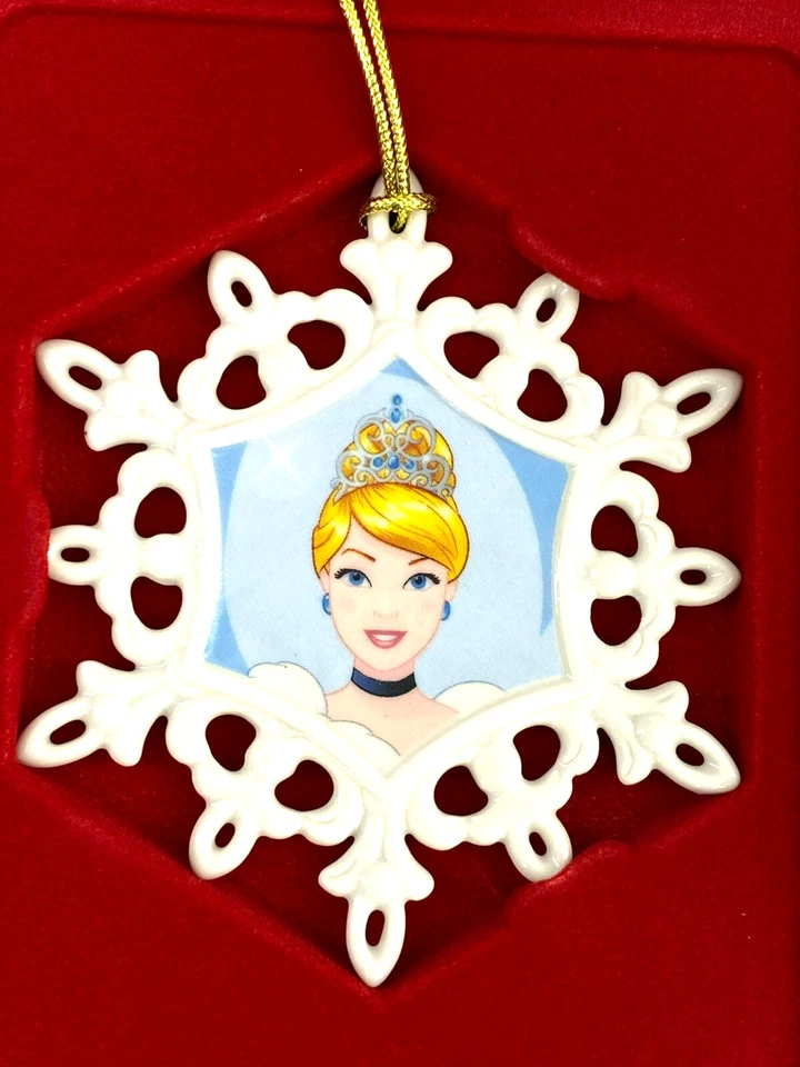 Lenox Cinderella Snowflake Christmas Ornament 892774