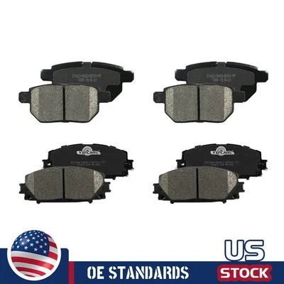 Pastillas de freno delanteras traseras cerámicas para Toyota Prius 2011-2017 Lexus CT200h 2010-2022 Foto 1 de 4