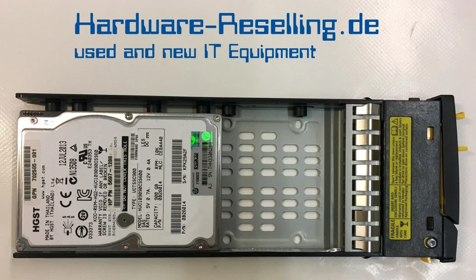 HP 900gb 10k SAS 2,5" HUC109090CSS600 697389 702505-001 0b26014 5697-1288 3PAR - Bild 1 von 1