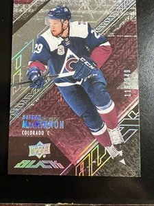 2015-16 UD Black - #8 Nathan MacKinnon /349 - Picture 1 of 2