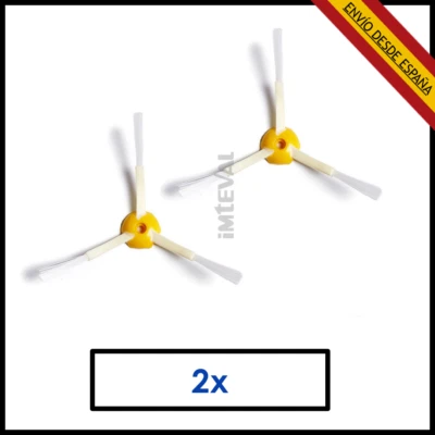 2x RECAMBIOS COMPATIBLE CON ROOMBA CEPILLO LATERAL REPUESTOS SERIES 500 600 700