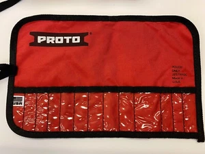 PROTO J25TR10C, Red Canvas, 13 Pocket Tool Holder, 12-in x 8-in x 0.5-in - Picture 1 of 1
