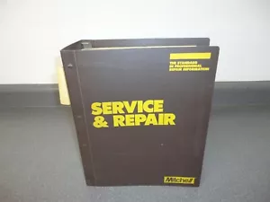 Mitchell Service & Repair Manual Book Binder Chassis 1981-85 Vol 1 Domestic Cars - Picture 1 of 12