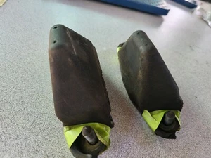 1982-1992 Chevy Camaro Iroc Rear Bumperstops, Pair - Picture 1 of 12