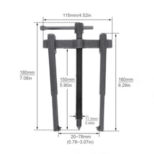 8'' 2 Jaw Bearing Puller Bushing Gear Extractor Car Auto Motorcycle Remover Tool - Picture 1 of 10