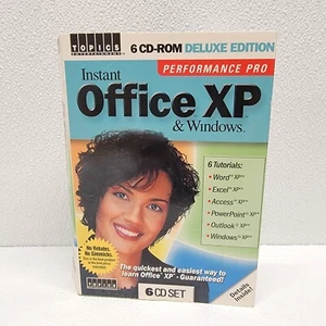 2002 Performance Pro Instant Office XP & Windows 6 CD Set - New Sealed - Photo 1/9