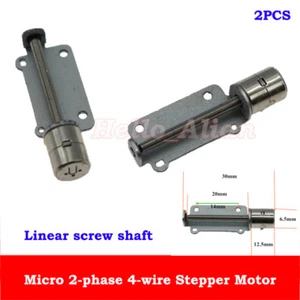 2PCS DC 5V 2-Phase 4-Wire Micro 6.5mm Stepper Motor Stepping Motor Linear Screw - Picture 1 of 11