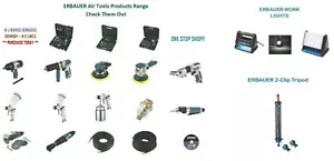 ERBAUER Air Tools Produktsortiment - Arbeitsleuchten / 2-Clip Stativ - Bild 1 von 70