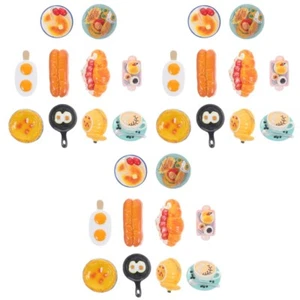 3 Count Food Simulation Toys Fridge Magnets Decorative Accessories - Zdjęcie 1 z 12