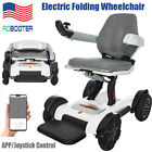 Portable Deluxe Fully Electric Automatic Folding Wheelchair APP/Joystick Control