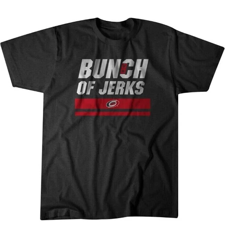 BUNCH OF JERKS Team Carolina Hurricanes Hockey T-Shirt Gift For Fans S-3XL Cover