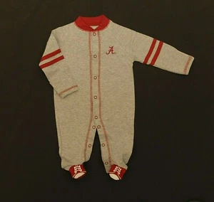 Alabama Crimson Tide Football Shoe Infant Baby Romper - Picture 1 of 1