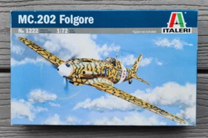 ITALERI 1/72 SCALE WW 2 ITALIAN M.C. 202 FOLGORE FIGHTER PLANE MODEL KIT 1222 FS - Picture 1 of 1
