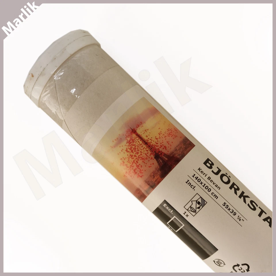 Póster Ikea BJORKSTA Torre Eiffel París Amor 55x 39 1/4" (SIN MARCO), Nuevo Foto 1 de 1