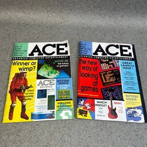Ace Magazine Advanced Computer Entertainment Vintage Gaming Issue 1 & 2 - Picture 1 of 9
