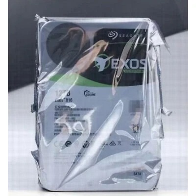 Seagate Exos X16 12TB 256MB 7200RPM3.5in SATA6Gb/s Enterprise HDD ST12000NM0001G - Image 1 of 2