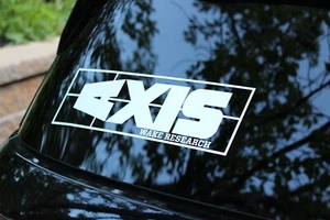 Axis Wake Research Decals Wakeboard Vinyl Decal Sticker - Picture 1 of 3