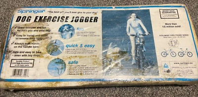 Springer Manos Libres Perro Correa de Ejercicio Bicicleta Kit de Accesorio Jogger Nuevo Foto 1 de 4