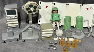 RETIRED Vintage Playmobil 3459 Surgical Operating Room Medical Hospital Surgery - Image 1 of 4