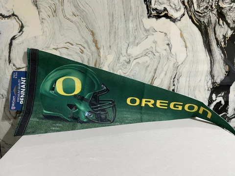 (Set of 2 included) Official NCAA  Oregon University Premium Pennant 12" x 30" Cover