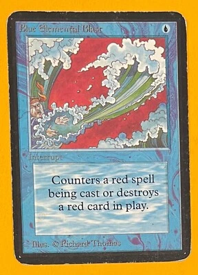 MTG BLUE ELEMENTAL BLAST Alpha (OldManMTG 008-223) - Image 1 of 3