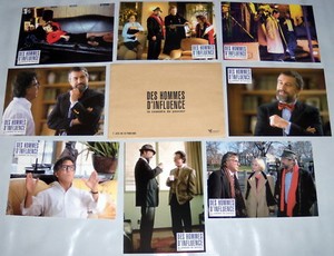 WAG THE DOG  Dustin Hoffman Robert De Niro  Anne Heche 8 FRENCH LOBBY CARDs