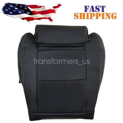 Cubierta de asiento de cuero negra inferior del conductor delantero para Mercedes Benz CLA 250 2016-2020 Foto 1 de 4