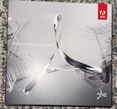Adobe Acrobat XI 11 Standard Full Retail Windows Licensed for 2PCs DVD & Serial - Image 1 of 3