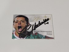 Futera Unique 2011 Javier Chicharito Hernandez Autograph on card 11/50 Mexico