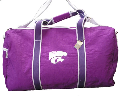 Kansas State Wildcats Canvas Duffle Bag 22" x 5" x 14 Cover