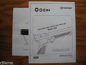 Crosman 1300 Reseal Seal Reparatursatz mit Explosionszeichnung - Teileliste & Anleitung - Bild 1 von 2