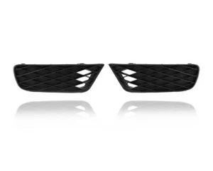 FogLight Cover For 8148102480 09-11 Civic Front Bumper Outer Grille Pair Black - Bild 1 von 2