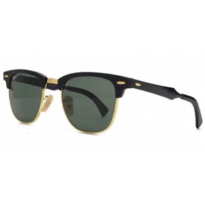 New RARE Ray-Ban Sunglasses Clubmaster Aluminium Polarised RB3507 136/N5 51mm - Picture 1 of 8