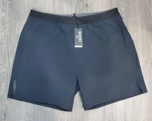 Rhone Activewear Mens Black 6" Swift Running Shorts Lined SZ XXL 2XL - Picture 1 of 15