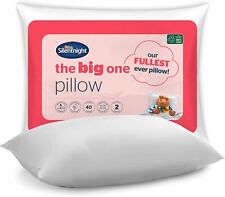 Silentnight The Big One Pillow - Extra Comfy Medium Support Thick Pillow Like T