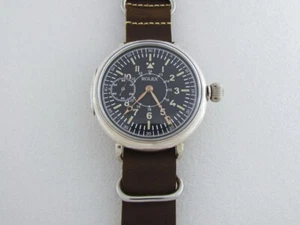 Rolex Laco Aviator Luftwaffe Pilot WWII Vintage 1939-1945 Swiss Silver Men Watch - Picture 1 of 15