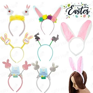 Bunny Ears Headband Rabbit Head Boppers Easter Party Fashion Kids Girls Gift lot - Picture 1 of 81