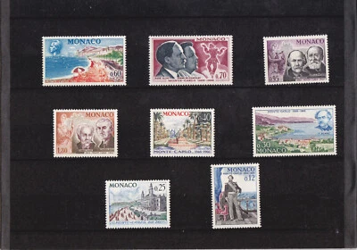 MONACO lot 8 timbres anciens  neuf* de collection - Photo 1/2
