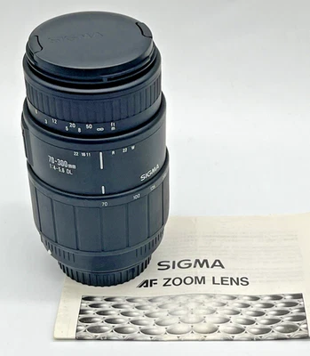 VTG Sigma Japan AF Auto Focus Zoom Lens & Manual 70-300mm 1:4-5.6 DL - Image 1 of 4