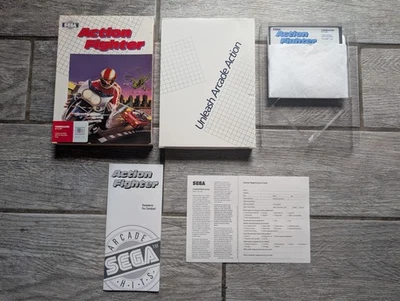 ACTION FIGHTER - Commodore 64 C64/128 - ¡Completo y totalmente probado!  ¡Bonito!  SEGA Foto 1 de 4
