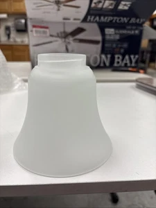 Glass Shade For Hampton Bay Glendale III 52 in Brushed Ceiling Fan - Picture 1 of 2