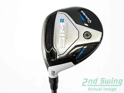 TaylorMade SIM2 Titanium Fairway Wood 3 Wood 3W 15° Graphite Regular Left 42.25i - Image 1 of 4