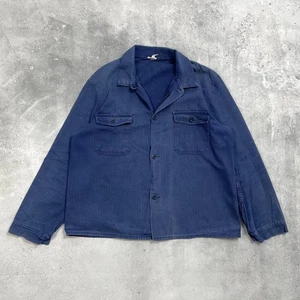 Chaqueta Sanfor Alemana Trabajo HBT De Colección Años 80 Azul Desteñido Talla 56 XL - Imagen 1 de 24