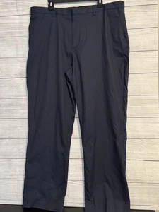 Pantalone uomo Banana Republic slim fit 40x32 blu navy misto cotone elasticizzato nuovo senza etichette - Foto 1 di 6